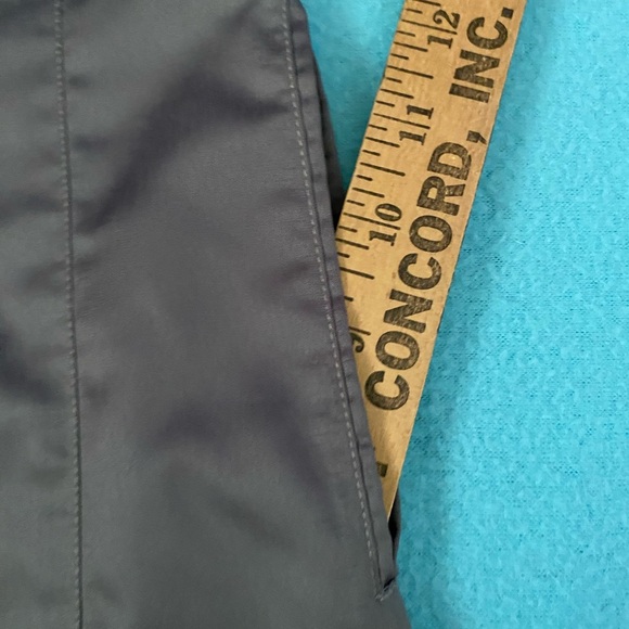 GOLDEN MOUNTAINS throbe full length gray gold embroidery zip mockneck NEW size M - Picture 13 of 14